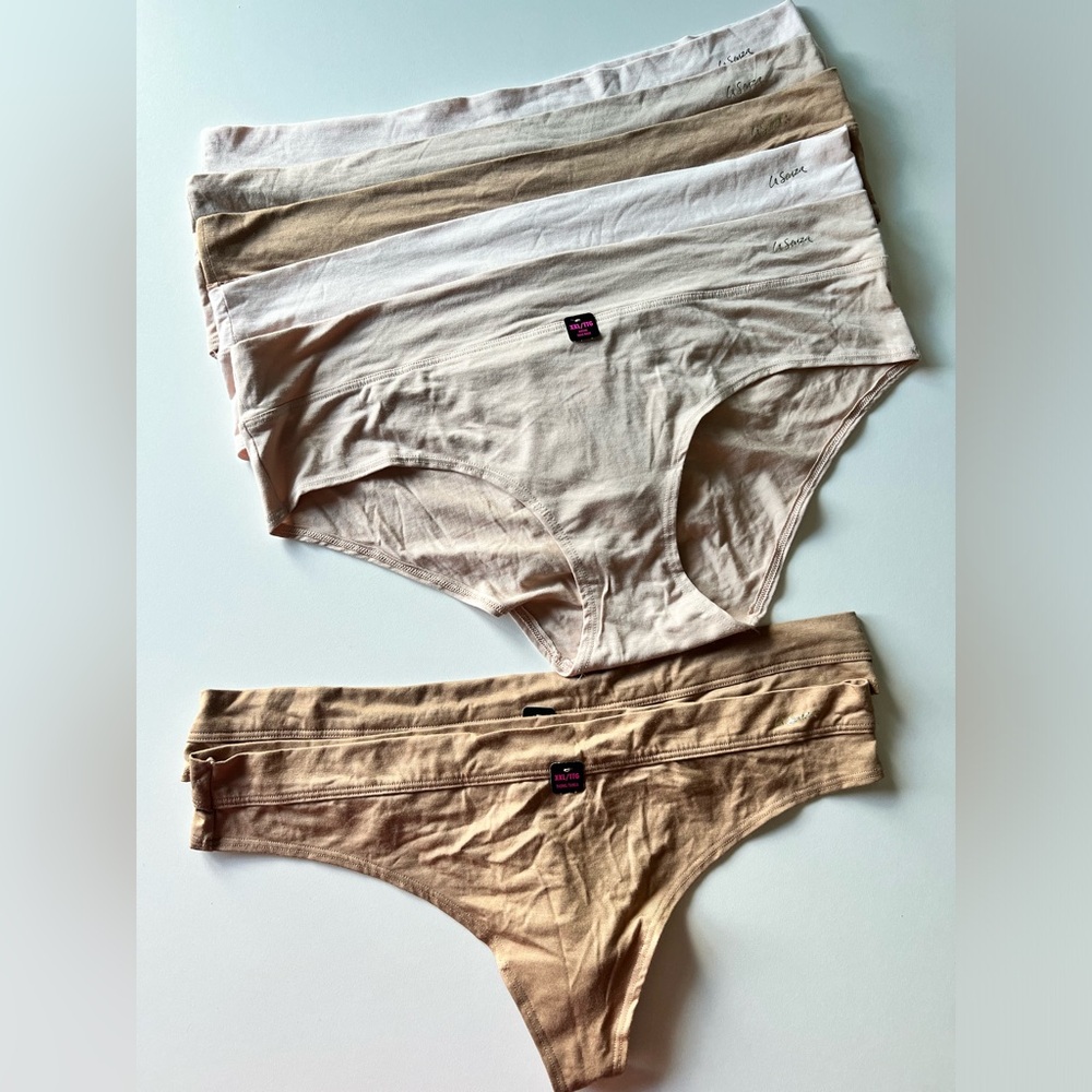 La Senza • 7 pack Panties/thong • soft cotton • NWT • XXL